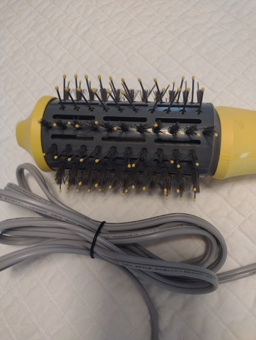 Drybar Blow-Dryer Brush Yellow Wide Single Shot 2.25" Barrel Hair Dry - Picture 6 of 7